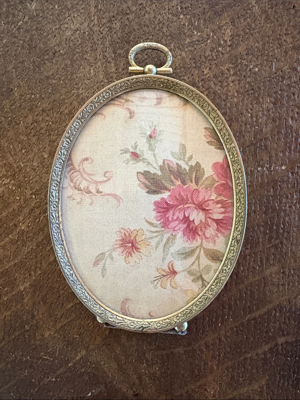 Vintage Ornate Small Gold Frame